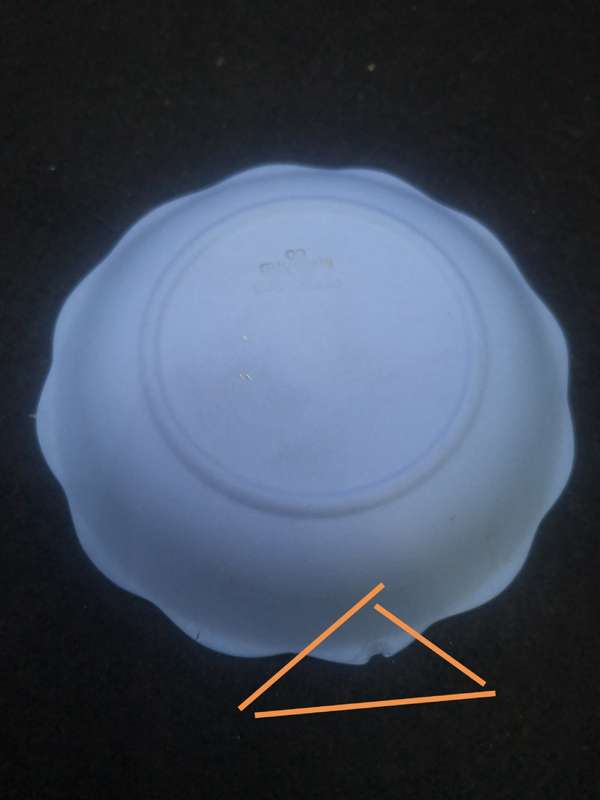 Blue Wedgwood plate