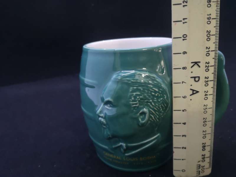 General Louis Botha 1910-1919 mug by Crown Potteries