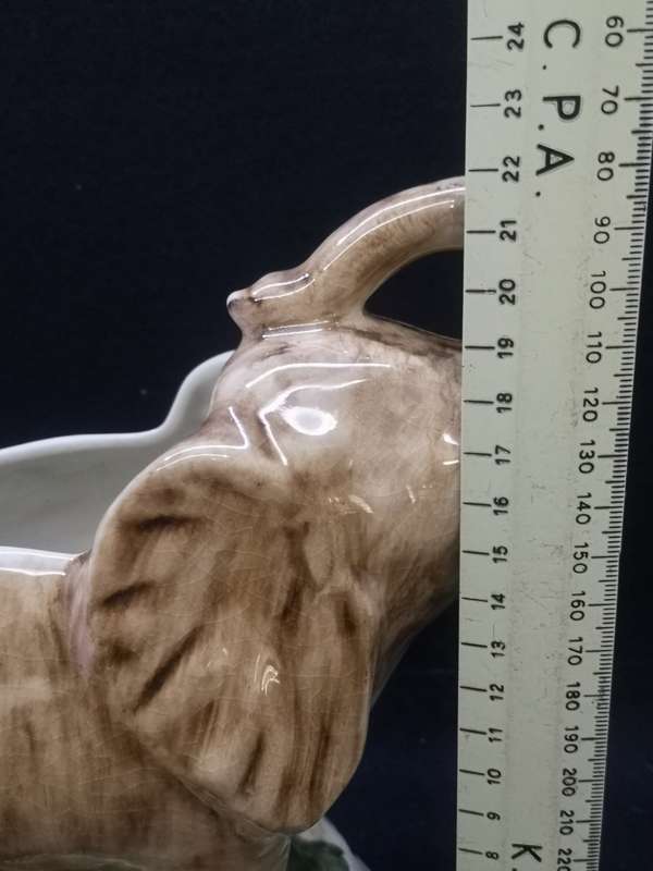 Tusker beer Elephant jug Drostdy Ware