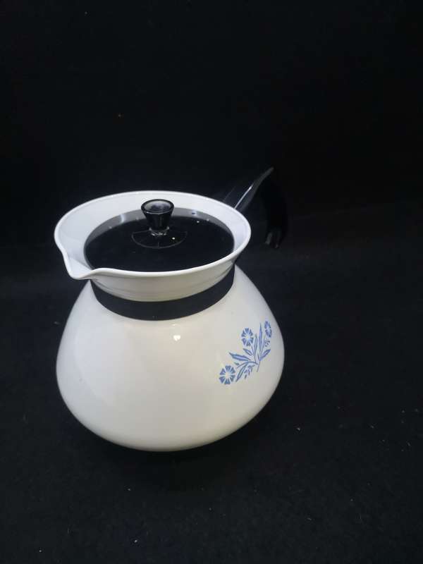 Blue Cornflower Corning Ware teapot