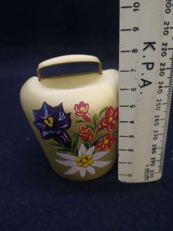 Cow bell hand painted