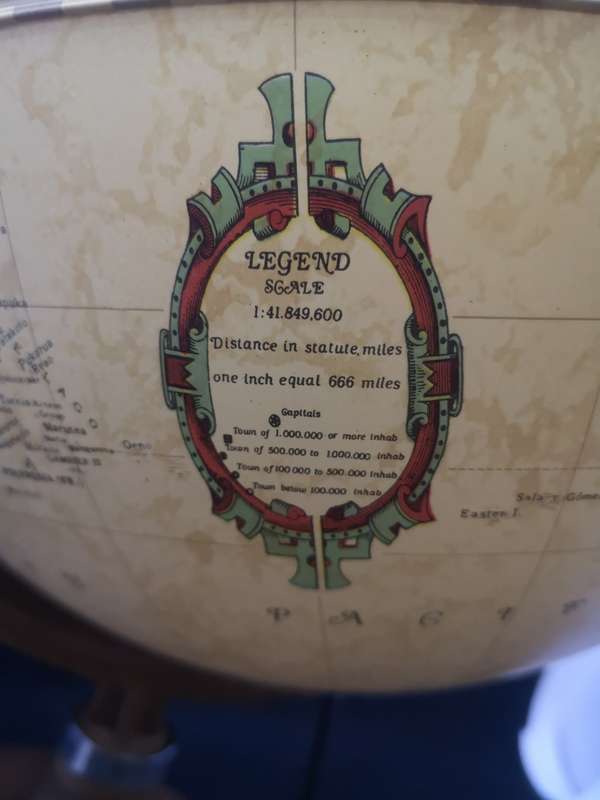 World globe lamp