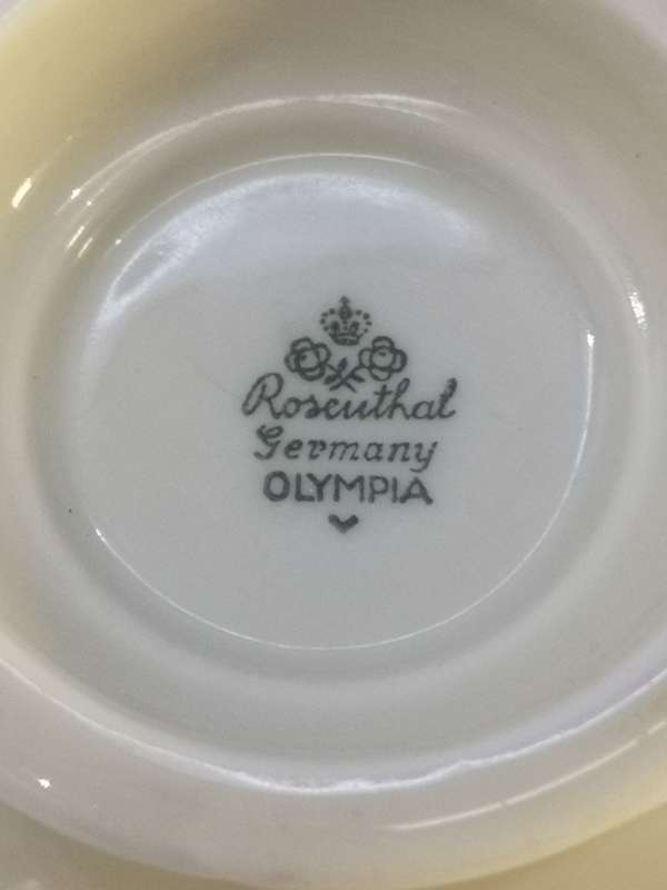 Rosenthal Germany - Olympia cups and saucers x6