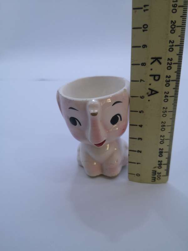 Elephant egg cup