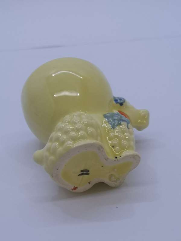 Yellow poodle egg cup