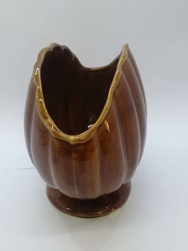 Brown Vintage ceramic vase
