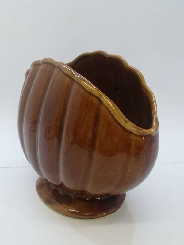 Brown Vintage ceramic vase