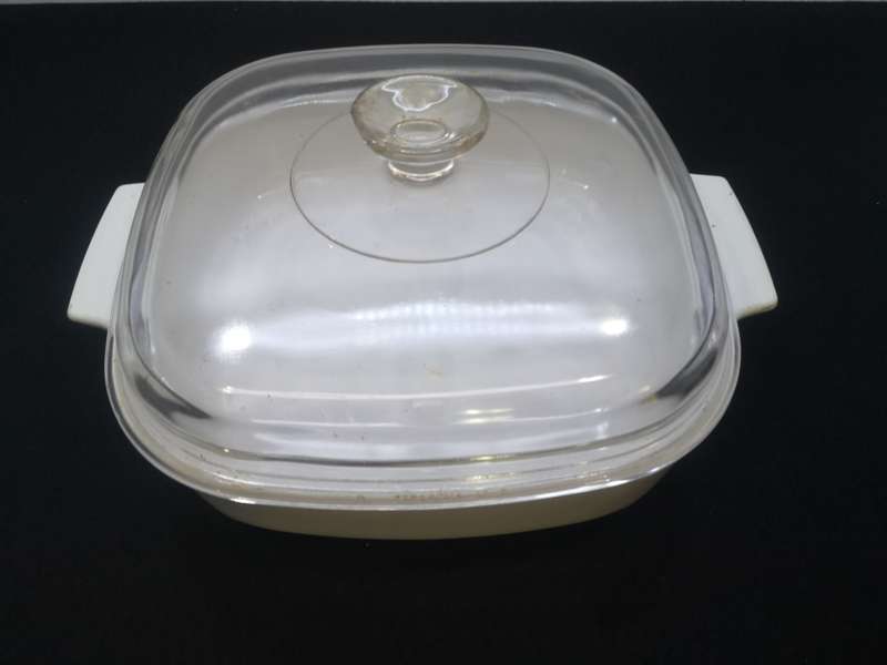 Vintage Corning ware casserole MW-A-10 microwave browning dish USA