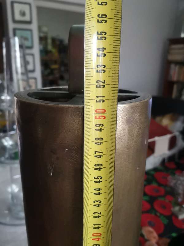 Heavy brass walking stick holder
