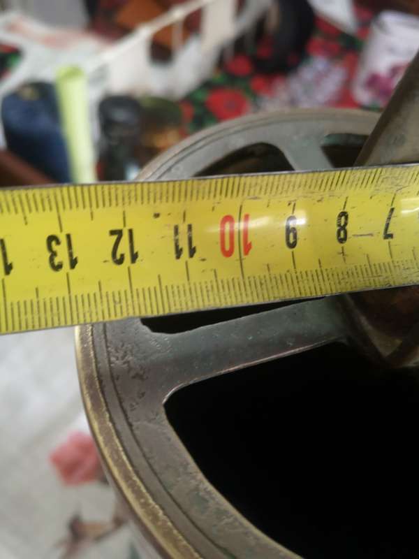 Heavy brass walking stick holder