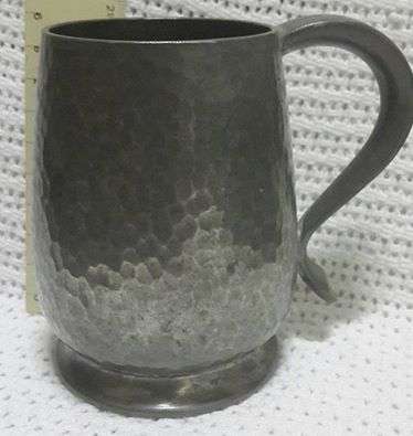 Pewter beer mug