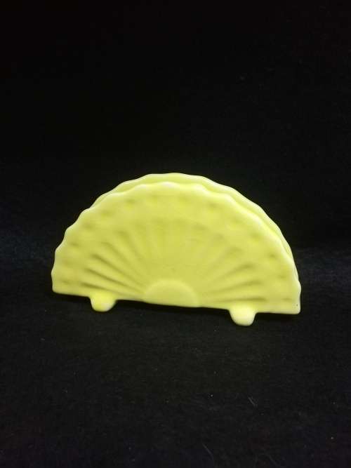 Gorgeous yellow ceramic serviette holder