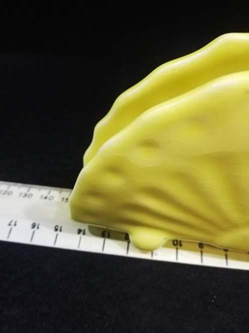 Gorgeous yellow ceramic serviette holder
