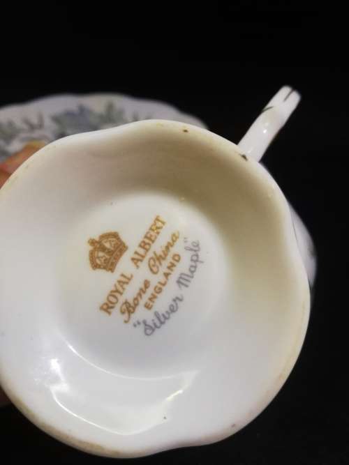 Royal Albert Silver Maple trio