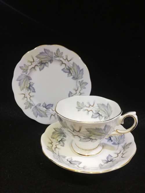 Royal Albert Silver Maple trio