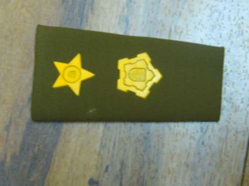 SADF COMMANDANT RUBBER RANK