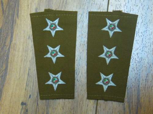 SADF CAPTAIN EMBROIDERED RANK SET