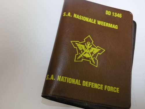 SADF ID BOOK COVER