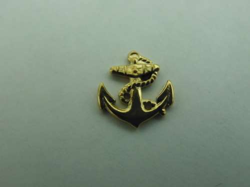 NAVY SERVICE EMBLEM  ON JOHN CHARD  RIBBON
