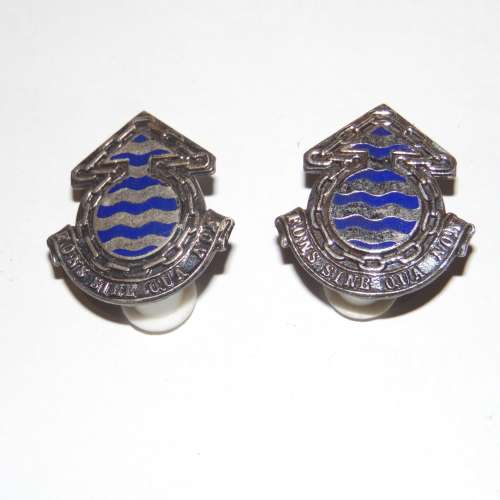 ORDINANCE CORPS MESS DRESS COLLAR BADGES SET ALL PINS