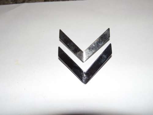 SADF L/CPL CHROME RANK SET ALL PINS