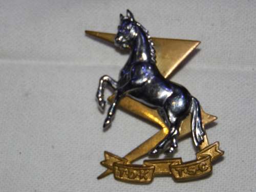 TECHNICAL SERVICE CORPS BELT BUCKLE BADGE