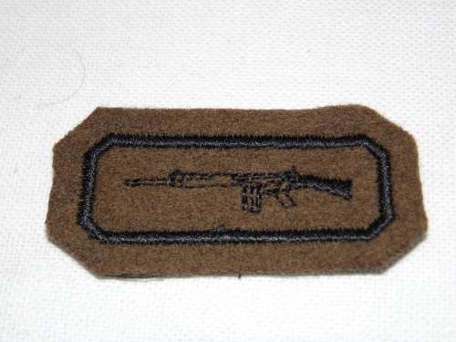 SADF NUTRIA EMBROIDERED SHOOTING BADGE