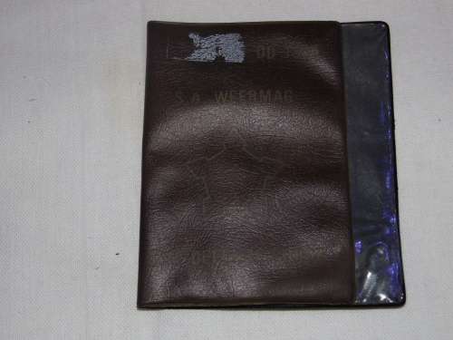 SADF ID BOOK COVER