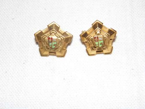 SADF BRASS MAJOR MESS DRESS RANK SET ALL PNS