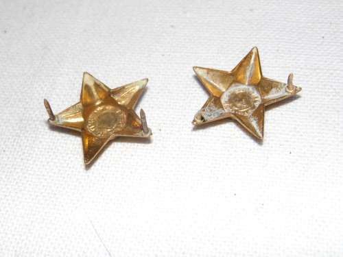 SADF BRASS LIEUTENANT RANK SET ALL PINS