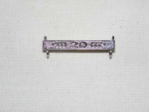 20 YEAR SERVICE MEDAL BAR