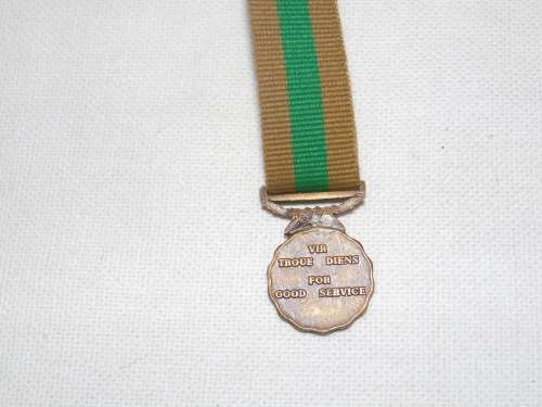 10 YEAR GOOD SERVICE MINIATURE MEDAL