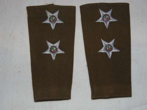 LIEUTENANT RANK SET EMBROIDERED