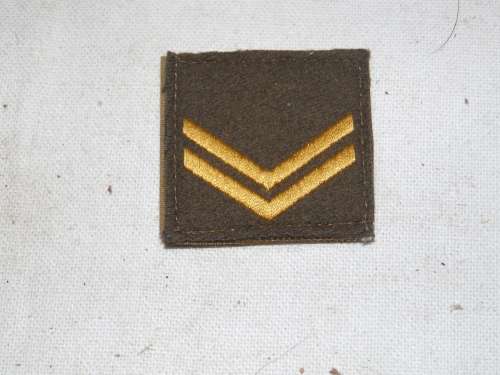 SADF CORPORAL EMBROIDERED VELCRO RANK