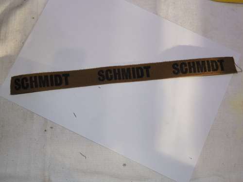 SADF NAME TAG (SCHMIDT) X3
