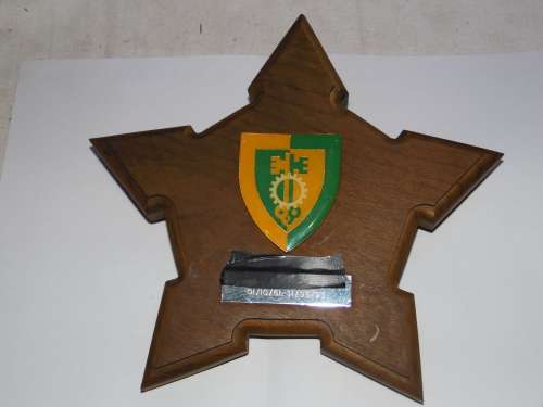 7 MOBILIZATION CENTRE SHIELD(NAME TAPED CLOSED)