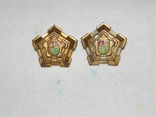 SADF BRASS MAJOR RANK SET