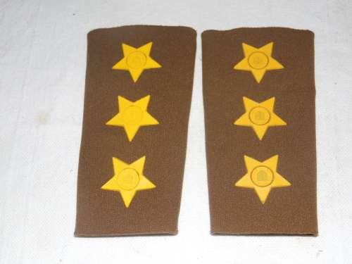 SADF CAPTAIN RUBBER RANK SET
