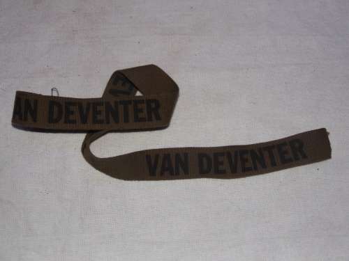 SADF NAME TAG (VAN DEVENTER) X3