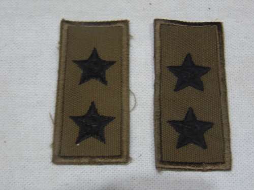 SADF FIRST CAMMO LT RANK SET