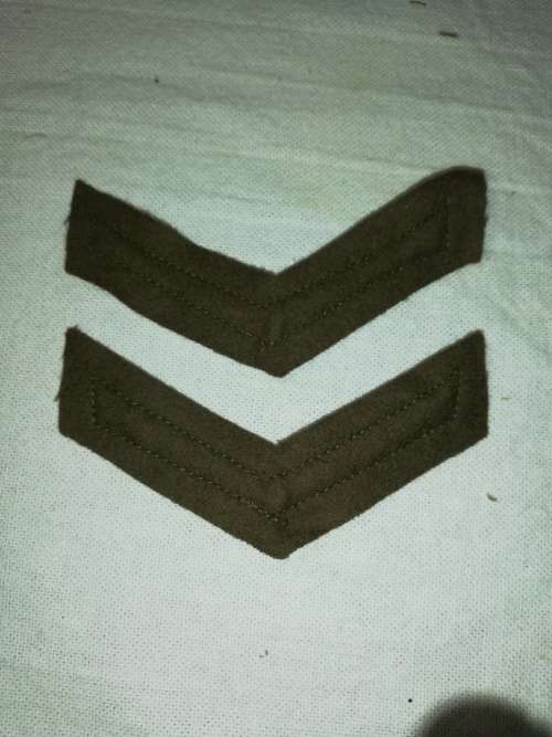 SADF LANCE CORPORAL RANK SET