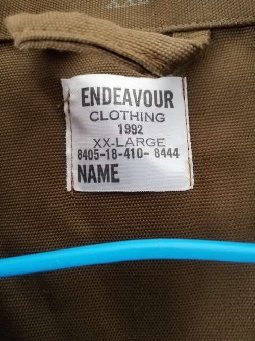 SADF BROWN SHORT SLEEVE SHIRT SIZE XXL 1992 LIKE NEW