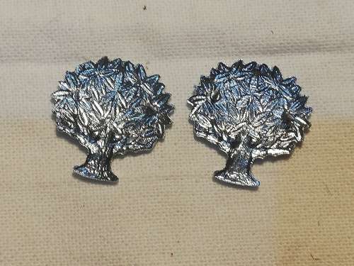 REGIMENT FREE STATE COLLAR BADGE SET ALL PINS