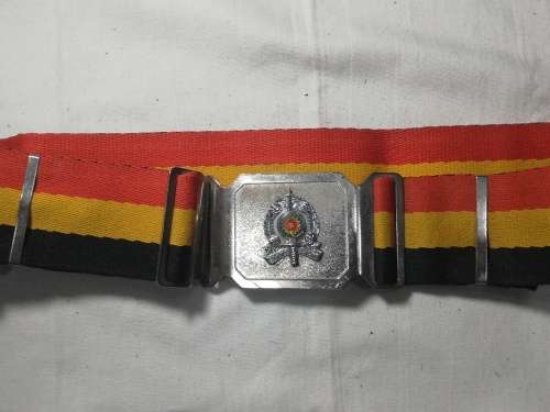 NORTH TRANSVAAL POVOST UNIT BELT AND BUCKLE 105CM BELTING