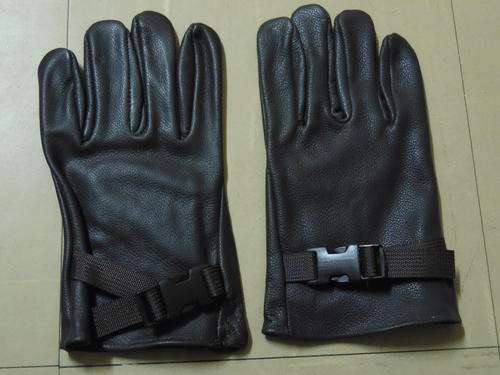 MILITARY LEATHER GLOVES SIZE (L)