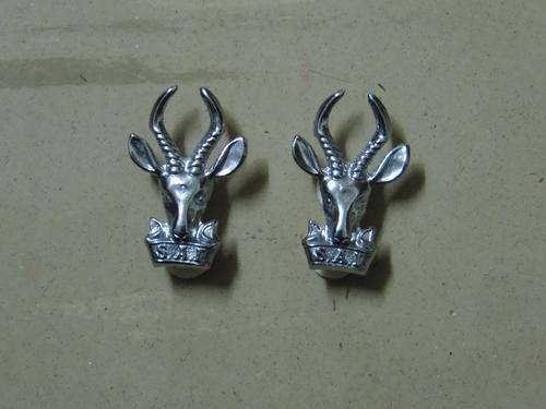 SADF INFANTRY COLLAR BADGES SET ALL PINS