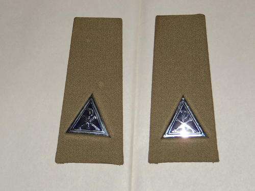 SADF CHAPLAIN SHOULDER RANKS SET