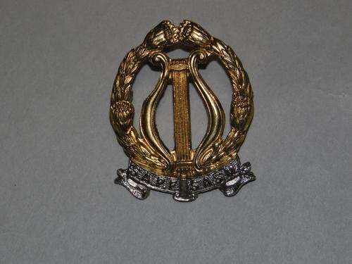 SA ARMY BAND CAP BADGE WORN POST 1934 ALL SCREWS