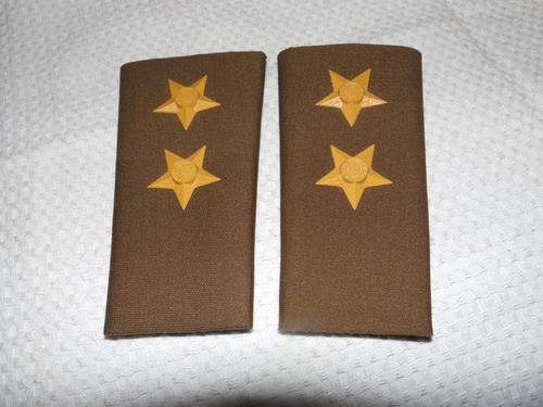 SADF LIEUTENANT RANK SHOULDER BAR SET