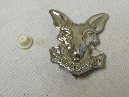 SA INTELLIGENCE CORPS CAP BADGE WITH LUGS